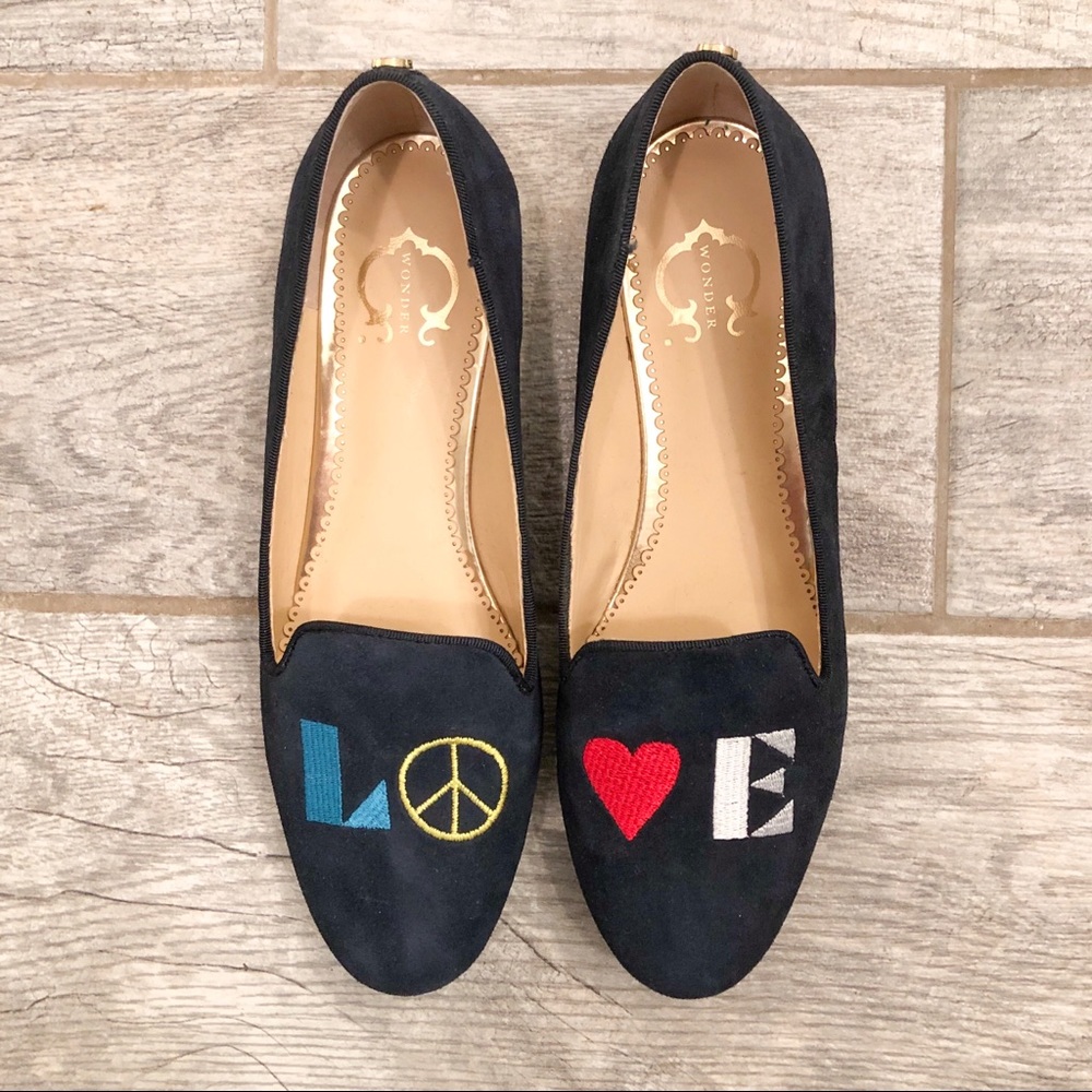 * Clearance* Peace Love Smoking Slipper Loafer
